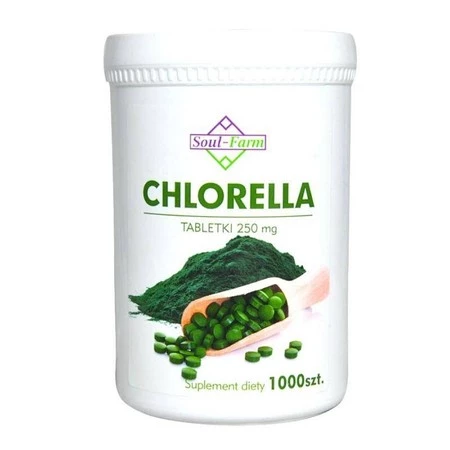 Soul Farm Premium Chlorella 1000 k oczyszczanie