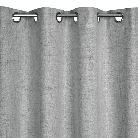 ZASŁONA GOTOWA LINDA 140 X 250 CM SREBRNY