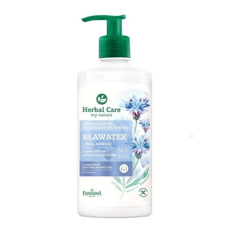 Herbal Care Soothing Intimate Gel łagodzący żel do higieny intymnej Bławatek 330ml