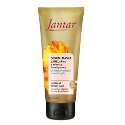 Jantar serum-maska lamelarna z esencją bursztynową do włosów długich i niesfornych 100ml