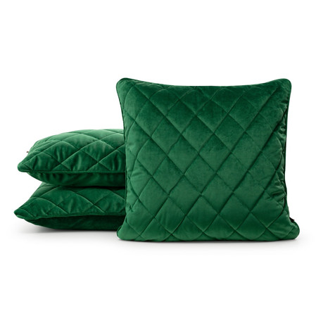 POSZEWKA VELVET 27 45 X 45 CM CIEMNOZIELONY