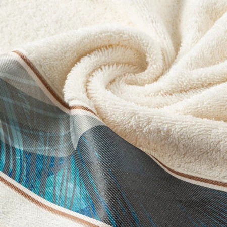 Ręcznik Eva3 50 x 90 cm, Kremowy