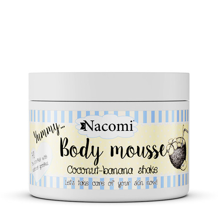 Nacomi - Mus do ciała. Bananowo-kokosowy shake - 180 ml