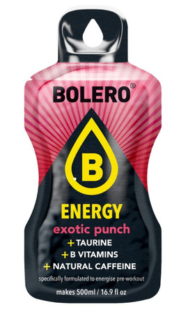 Bolero Energy Tropikalne Owoce 7g napój w proszku ze stewią