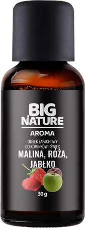 Big Nature Olejek zapachowy Malina & Róża, Jabłko 30g