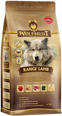 Wolfsblut Range Lamb 12,5 kg – jagnięcina i brązowy ryż – karma dla psów dorosłych wszystkich ras