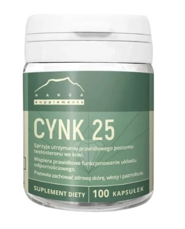 Nanga Pikolinian cynku 125 mg 100 kaps.