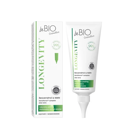 beBIO LONGEVITY Gęstość i wzmocnienie peeling stymulujący wzrost włosów 100ml