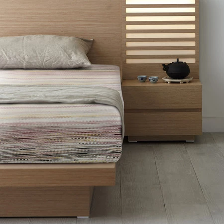 PRZEŚCIERADŁO Z GUMKĄ PRINT 1 140 X 200 X 30 CM FIOLETOWY