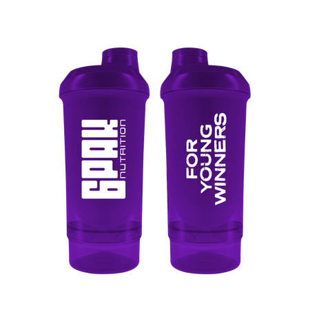 6PAK SHAKER FOR YOUNG WINNERS PURPLE 500+150ml