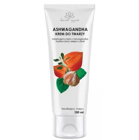 Adaptogenny krem Nawilżająco-kojący z ashwagandha, masłem shea 100 ml