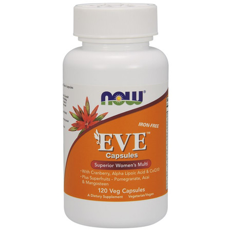 EVE Superior Womens Multi - Multiwitamina i Składniki Mineralne dla Kobiet EVE bez Żelaza (120 kaps.)