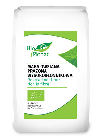 MĄKA OWSIANA PRAŻONA WYSOKOBŁONNIKOWA BIO 300 g - BIO PLANET KRÓTKA DATA 2026-10-12