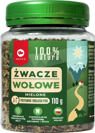 MACED 100% Natura Żwacze Mielone 110g słoik