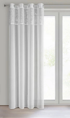 FIRANA GOTOWA ILANA 140 X 250 CM BIAŁY