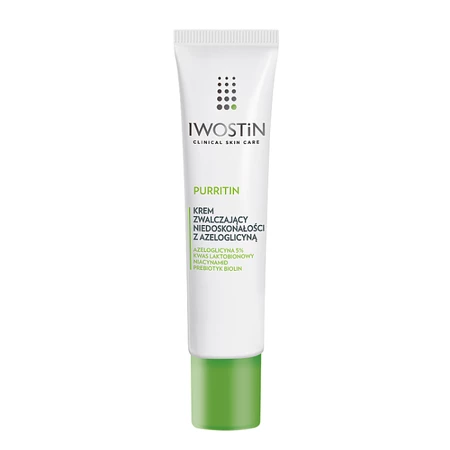 Iwostin Purritin Krem zwalczający niedoskonałości z azeloglicyną 40 ml