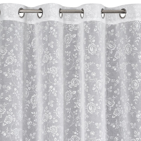 ZASŁONA GOTOWA HOLLY 140 X 250 CM BIAŁY