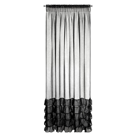 FIRANA GOTOWA DANI 1 NA TAŚMIE 140 X 250 CM CZARNY