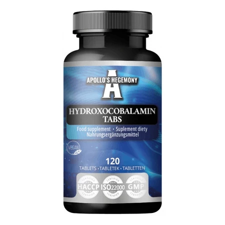 Apollo’s Hegemony Hydroxocobalamin Tabs suplement diety 120 tabl.