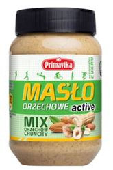 Primavika − Masło orzechowe active mix orzechów crunchy − 470 g