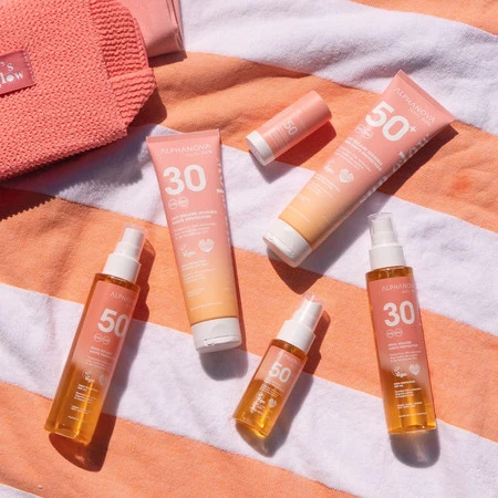 Alphanova Daily Sun, Glow, olejek do opalania SPF30, 125 ml