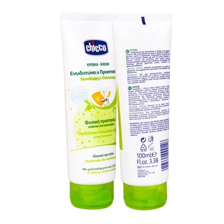Chicco krem nawilżanie i ochrona 2m+ Środek na komary dla dzieci