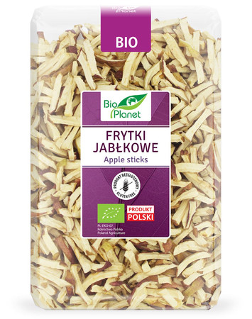 BIO PLANET FRYTKI JABŁKOWE BEZGLUTENOWE BIO 300g