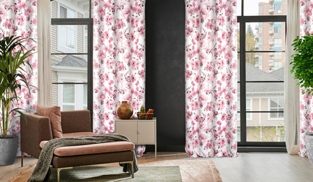 ZASŁONA GOTOWA CAREN 140 X 250 CM BIAŁY