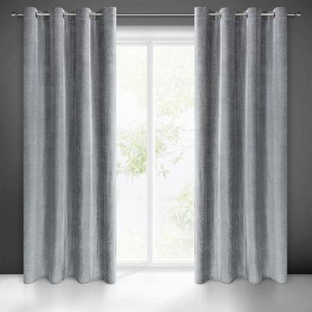 ZASŁONA GOTOWA LUSSI 140 X 250 CM STALOWY