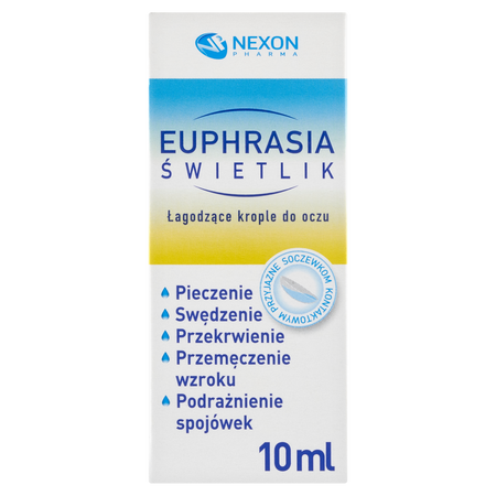 Nexon Euphrasia Świetlik Łagodzące Krople Do Oczu 10ml