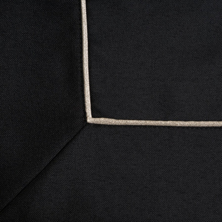 OBRUS MADELE 40 X 140 CM CZARNY