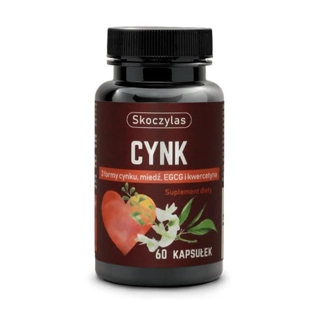 Skoczylas Cynk 3 formy miedź EGCG i kwercytyna 60 kaps.