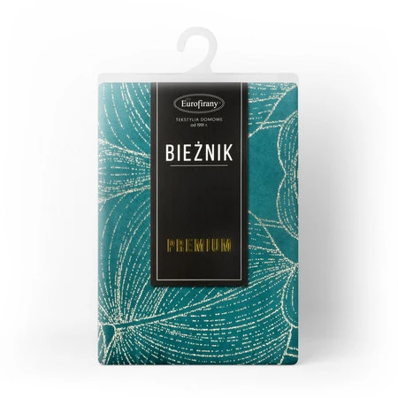 OBRUS BLINK 16 35 X 140 CM CIEMNOTURKUSOWY