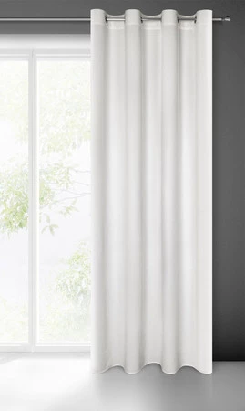 ZASŁONA GOTOWA MILO 140 X 250 CM BIAŁY