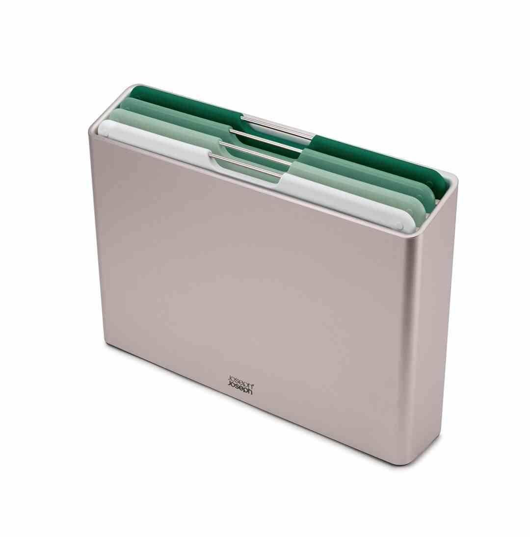 JJ - Zestaw 4 desek do krojenia L Folio Steel Sag - Nabea.pl