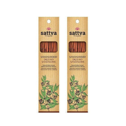 Zestaw: 2x Natural Indian Incense naturalne indyjskie kadzidełko Drzewo Sandałowe 15szt
