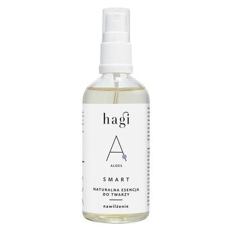 Hagi − Smart A Nawilżenie, naturalna esencja do twarzy z aloesem − 100 ml