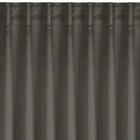 ZASŁONA GOTOWA MILAN NA TAŚMIE 140 X 300 CM GRAFITOWY