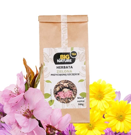 Herbata zielona PRZYCIĄGNIJ SZCZĘŚCIE 100g