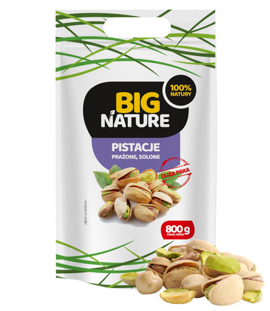 Big Nature Pistacje prażone solone 800 gr