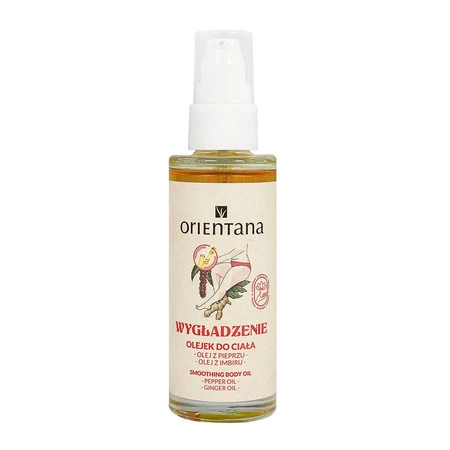 Orientana Olejek do ciała Wygładzenie Olej z pieprzu Olej z imbiru 50ml