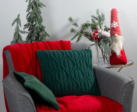 POSZEWKA ŚWIATECZNA 97 45 X 45 CM ZIELONY