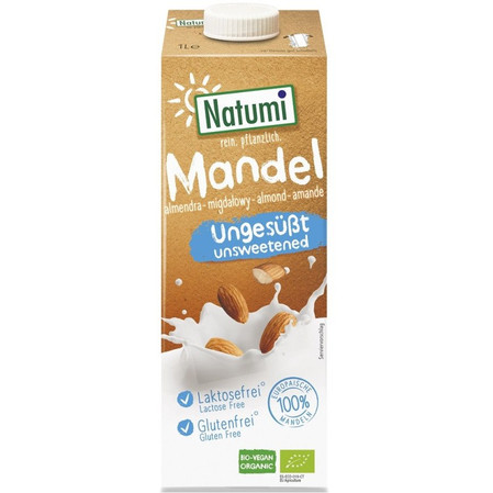 Zestaw Natumi Napój migdałowy bez dodatku cukru (1000ml) x12 szt.