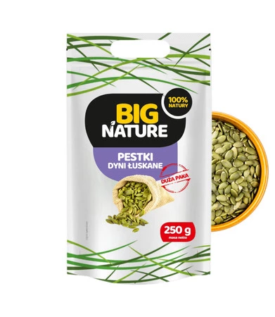 Big Nature Pestki Dyni łuskane 250 g