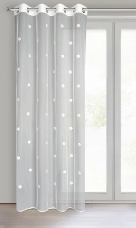 FIRANA GOTOWA ELSA 140 X 250 CM BIAŁY