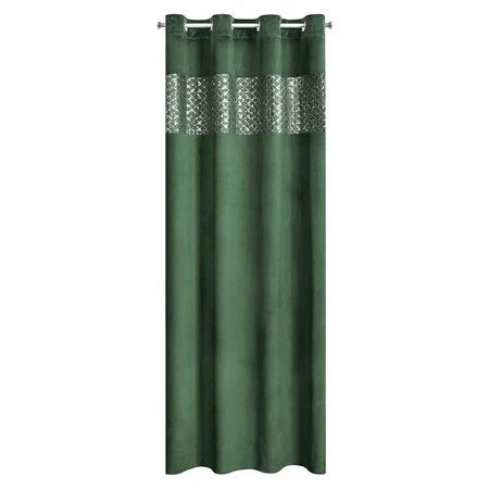ZASŁONA GOTOWA MARGOT 140 X 250 CM CIEMNOZIELONY