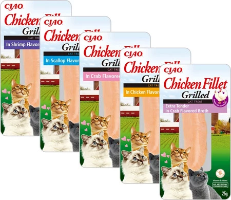 INABA Cat Chicken Fillet in Scaloop Kurczak w Przegrzebkach 25g
