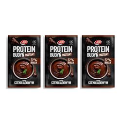 Zestaw: 3x Celiko Budyń proteinowy o smaku czekoladowym bezglutenowy 40 g