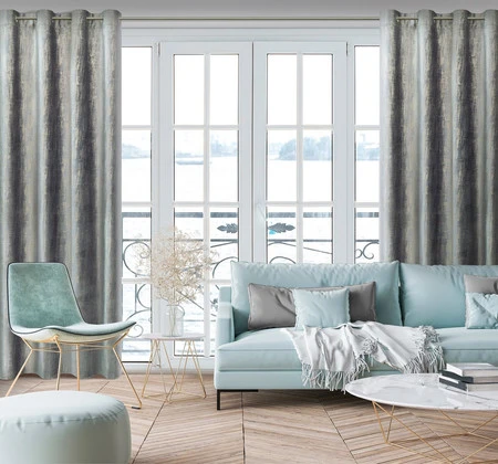 ZASŁONA GOTOWA MARSALA 140 X 250 CM SZARY