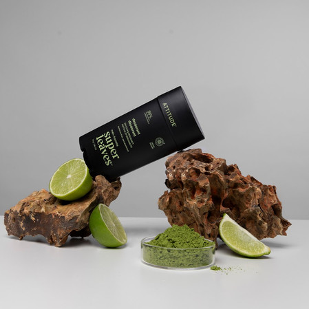 Attitude SUPER LEAVES MEN, Dezodorant w sztyfcie, dla mężczyzn - Matcha i bergamotka, 75 g